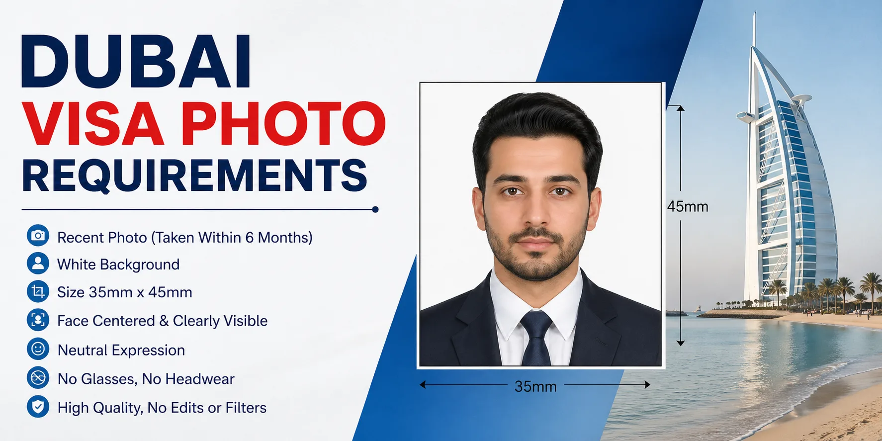 dubai Visa Photo Requirements 2026: Size, Specifications & Common Mistakes to Avoid